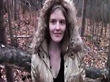 Teen - 18 year old chick gets fucked in the woods