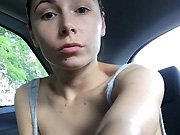 squirt woman - She squirts in her car (squirt woman)