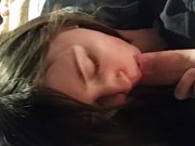 Teen - Young slut jerking and sucking a big cock