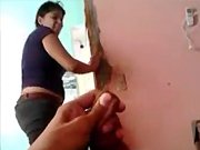 handjob - She wanks her neighbor's cock (handjob)