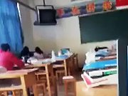 Blowjob - She sucks my cock in a classroom