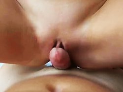 mature - Slut rubbing her pussy against her boyfriend's cock