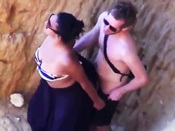 voyeur - Fucking couple gets filmed by voyeur